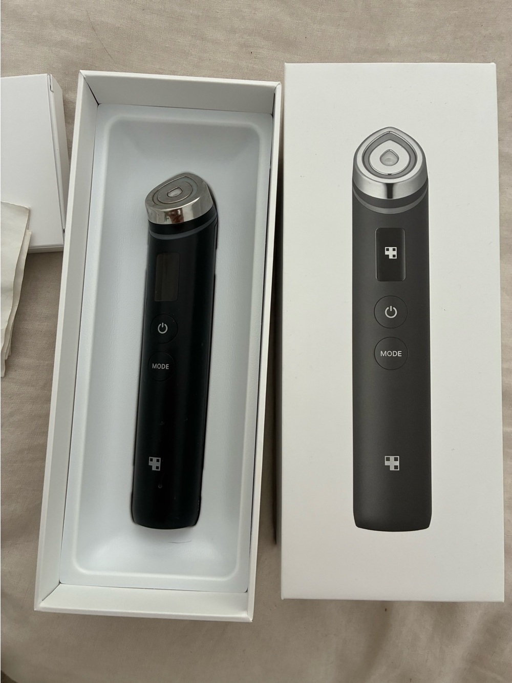 AGE-R Booster Pro (the newer 6-in-1 Korean skincare device).